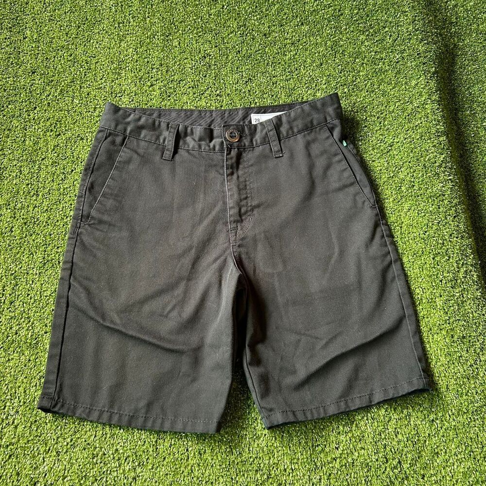 Volcom Men's Black and Green Shorts